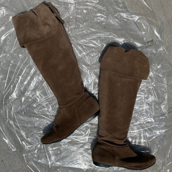 Calvin Klein Suede Knee-High/ Over-Knee Boots - Picture 1 of 5